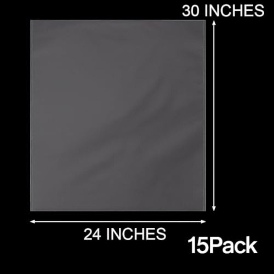 ถุงของขวัญใสขนาดใหญ่ 15 ใบ สำห - Cellophane Wrap Clear บทวิจารณ์และราคา