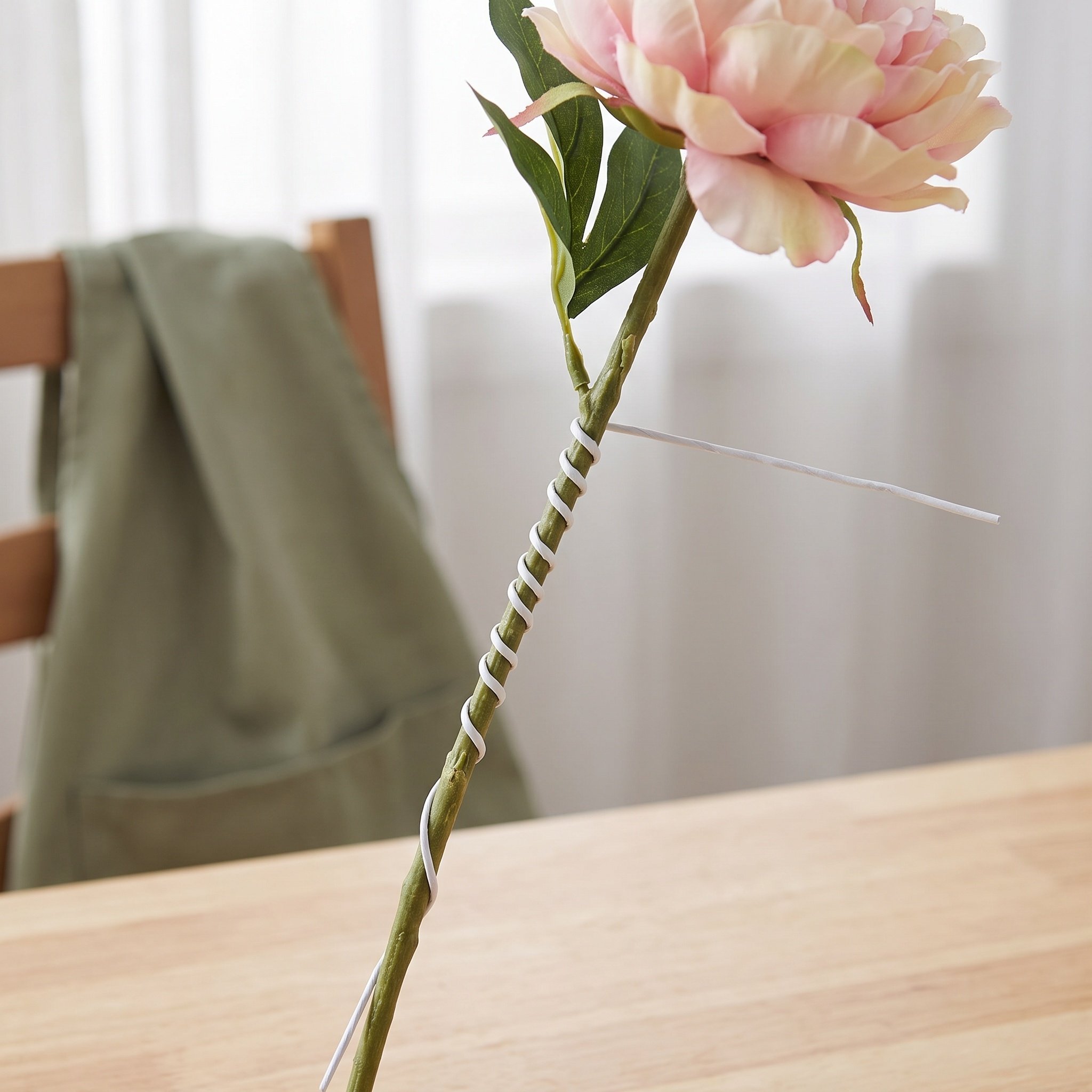 ลวดเหล็กหุ้มกระดาษลายดอกไม้ ขน - Wire Stem Florist บทวิจารณ์และราคา